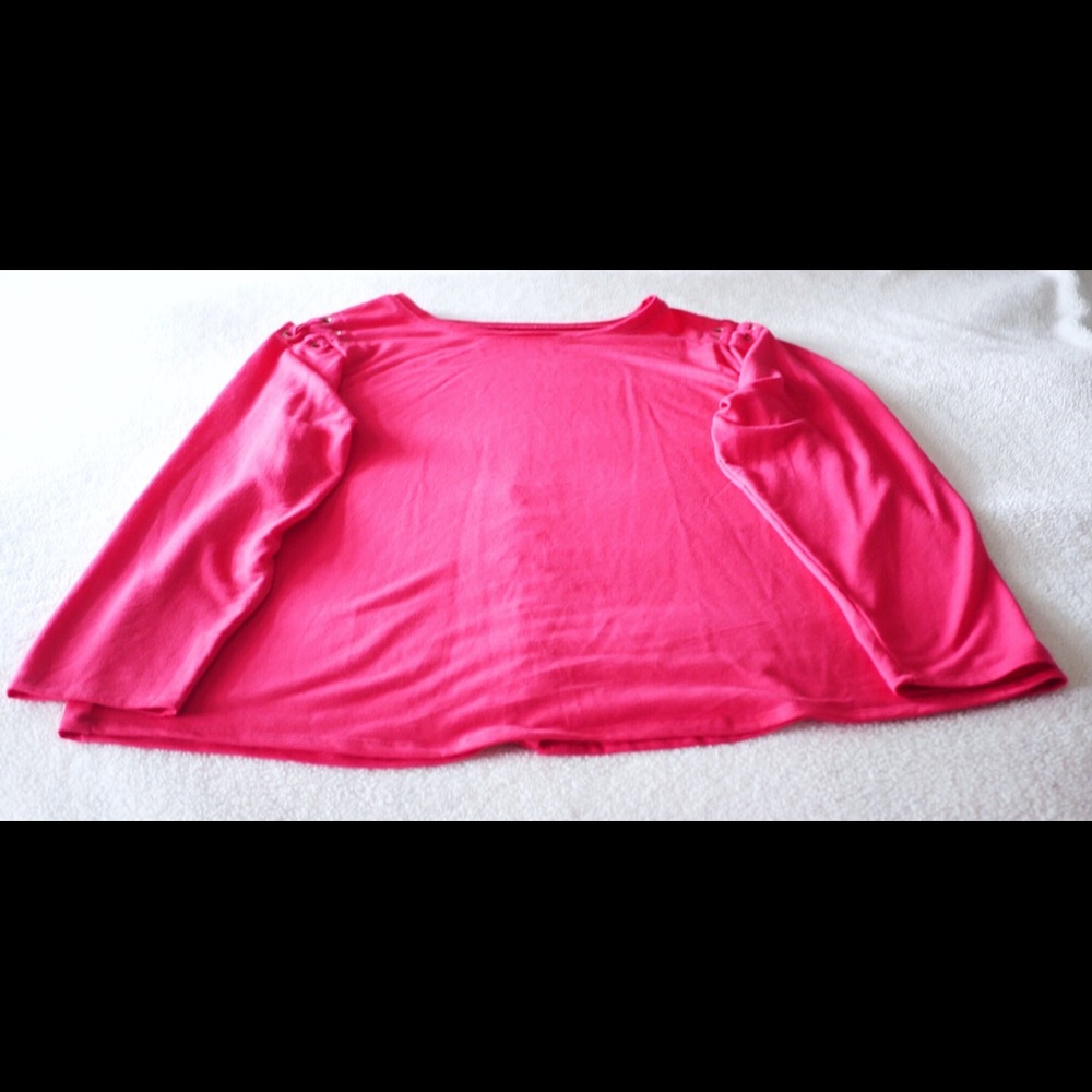 French Laundry Plus Size Long Sleeve Laceback